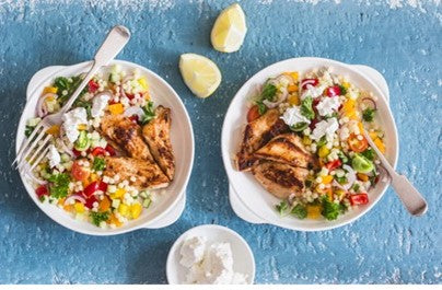 Turkey Breast with Apricot Couscous Salad