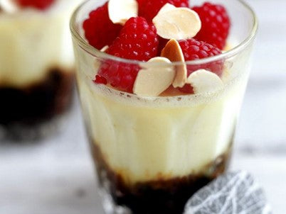Mixed Fruit Purée with Vanilla Cream